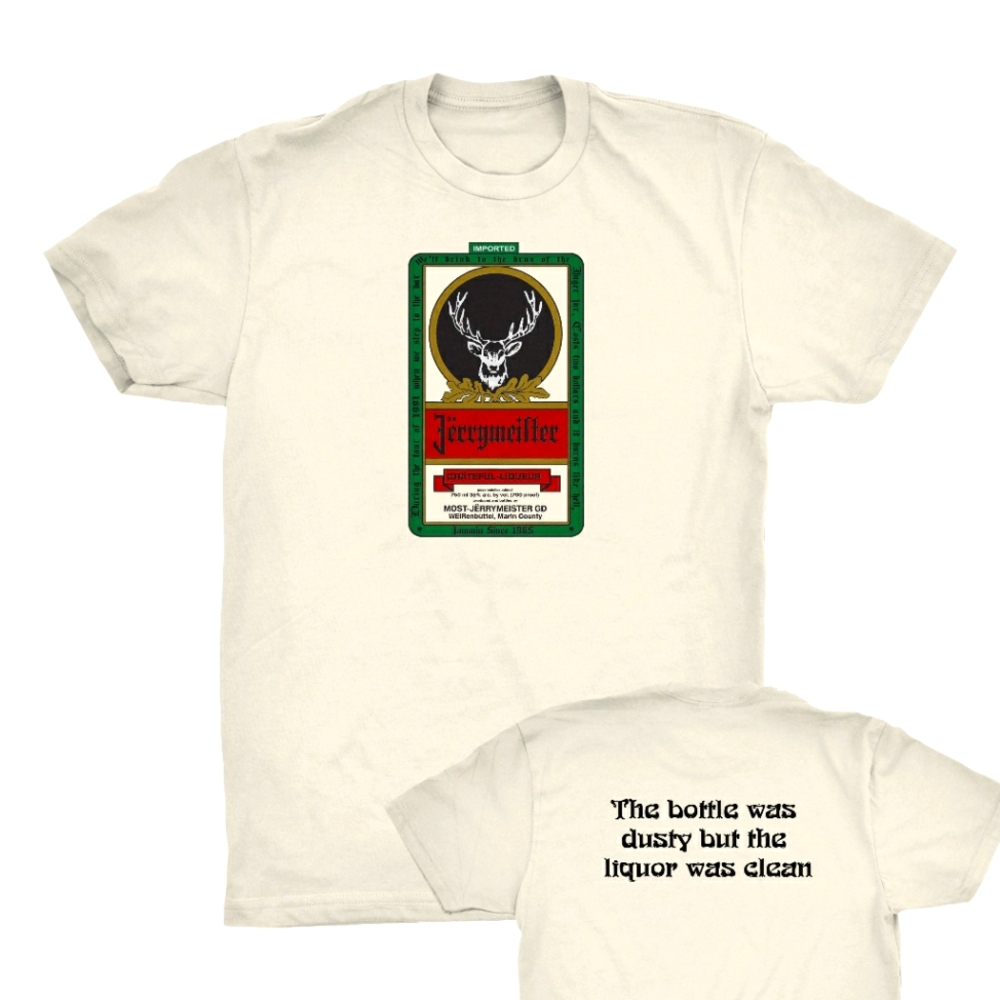 Grateful Dead Parody Jerrymeister Garcia Forever T-shirt. NWT